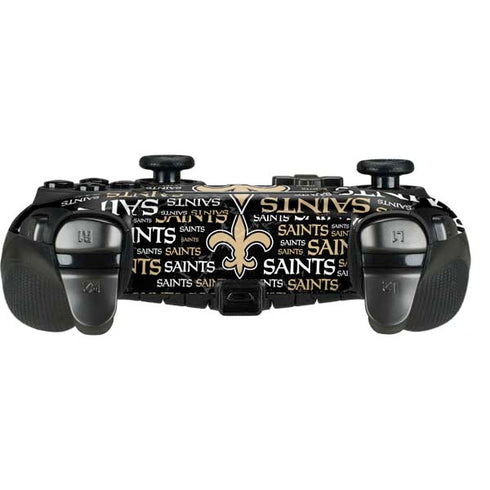 NFL New Orleans Saints Black Blast PlayStation Scuf Vantage 2 Controller Skin